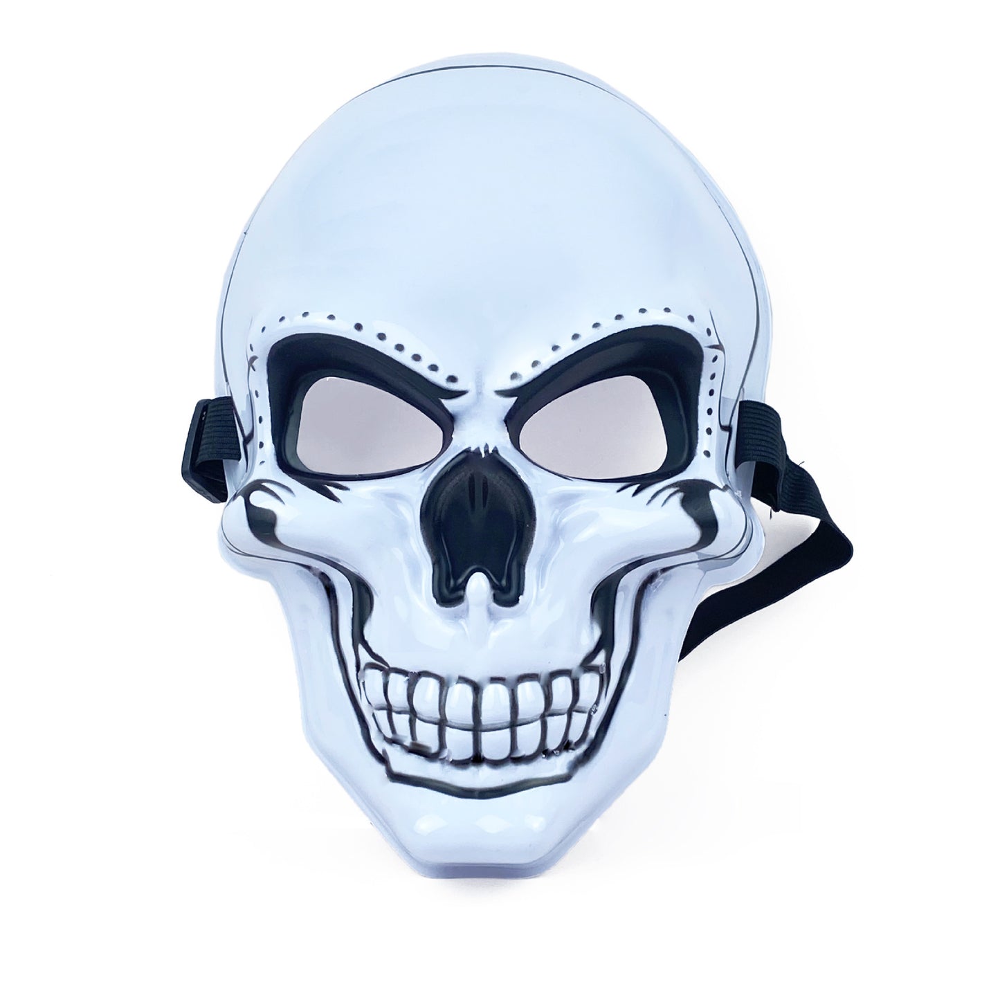 Halloween Skull LED Glow Mask with Multi-Color Effects