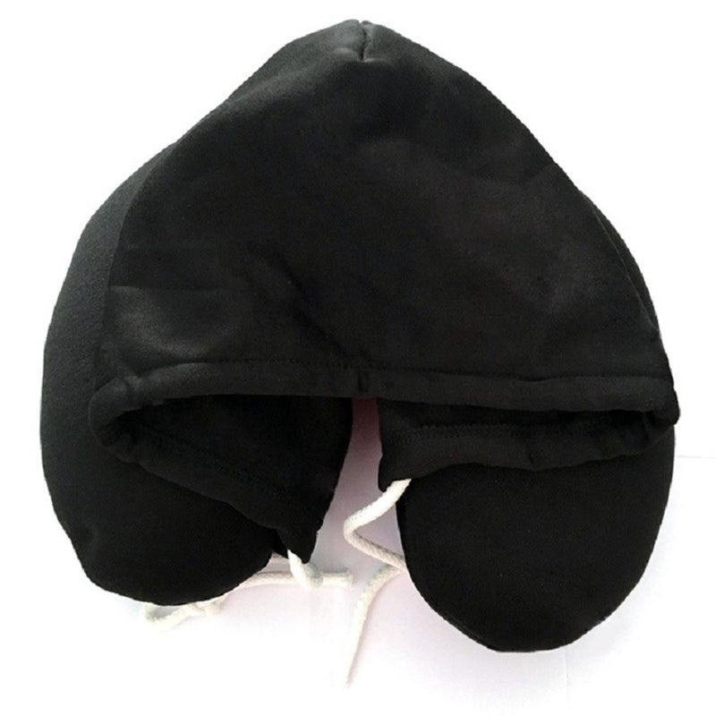 HOODED TRAVEL NECK PILLOW