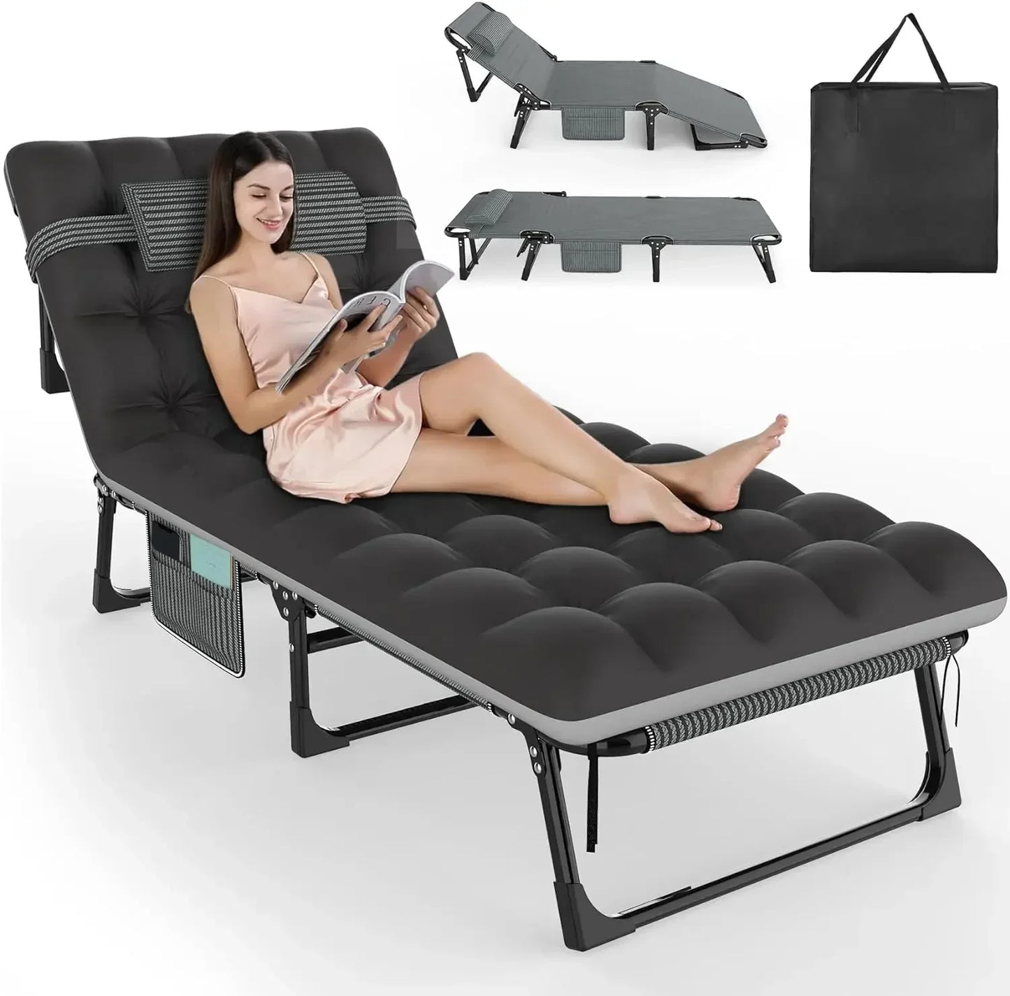 3 IN 1 FOLDING CAMPING BED