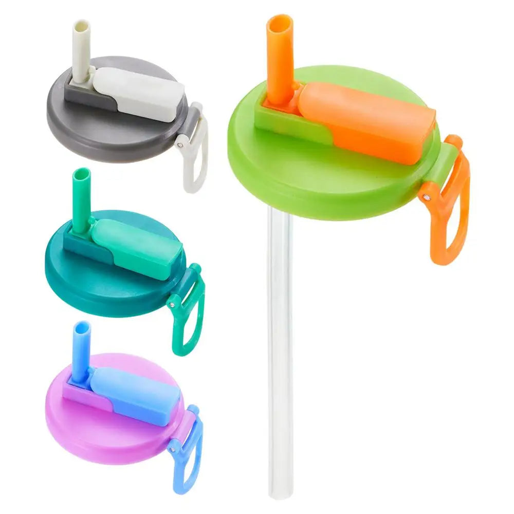 SODA LID COVER WITH STRAW