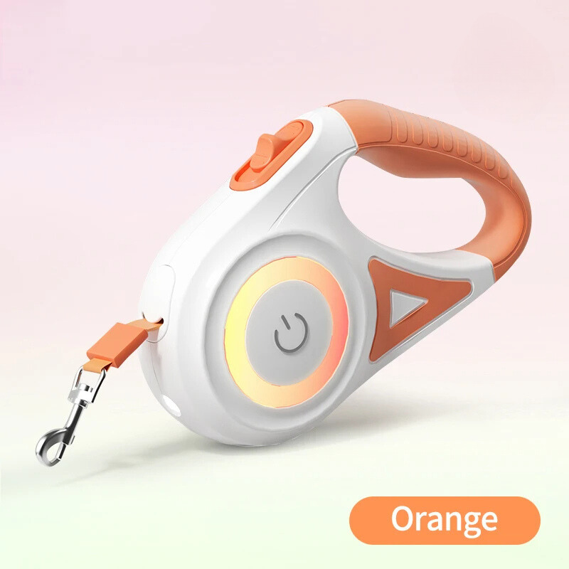 AUTOMATIC RETRACTABLE LUMINOUS DOG WALKING ROPE
