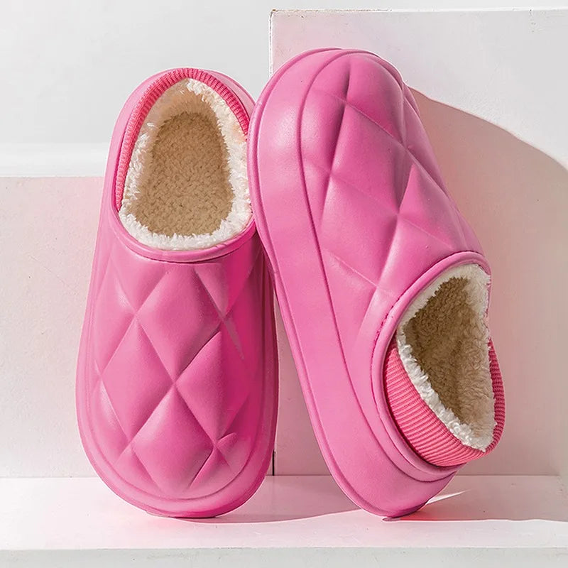 THICK SOLES WOMEN WINTER HOME COTTON SLIPPERS
