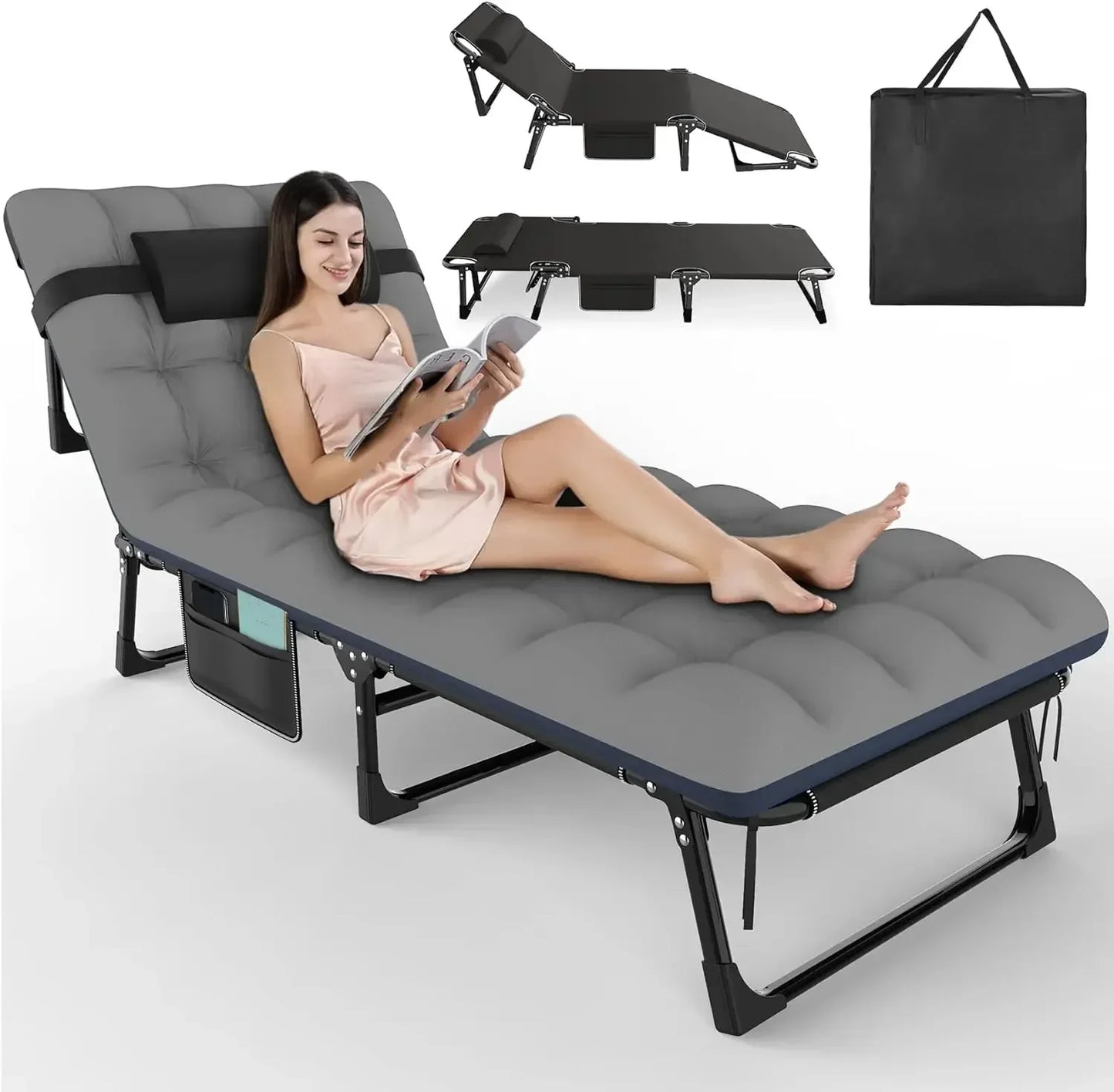 3 IN 1 FOLDING CAMPING BED
