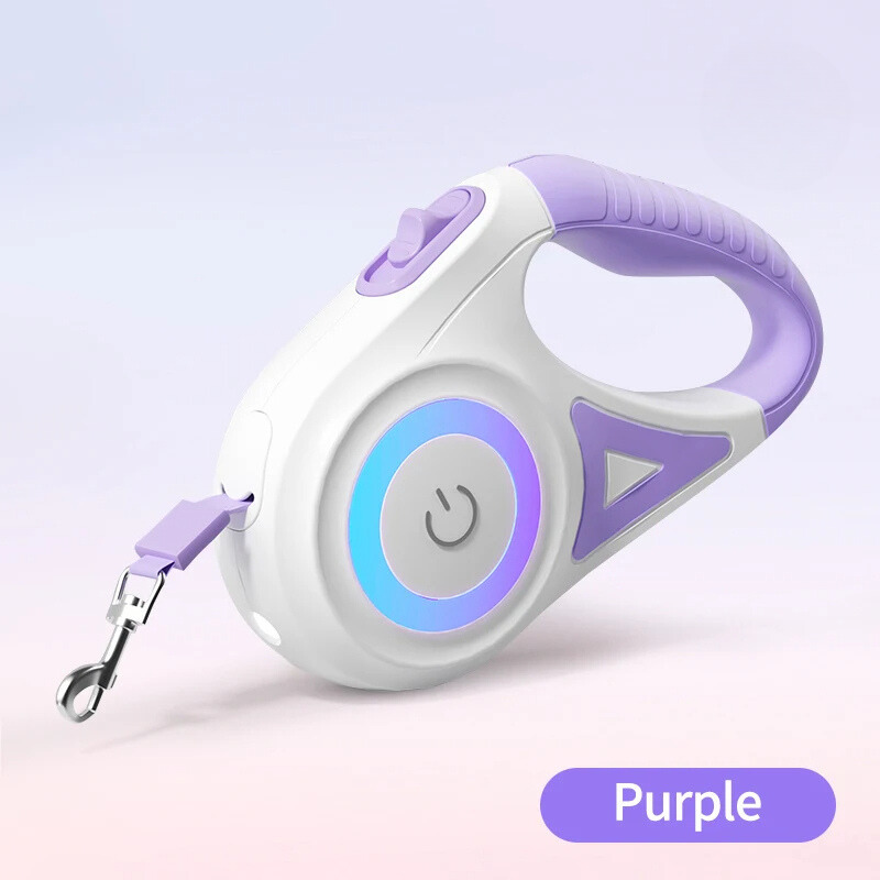 AUTOMATIC RETRACTABLE LUMINOUS DOG WALKING ROPE