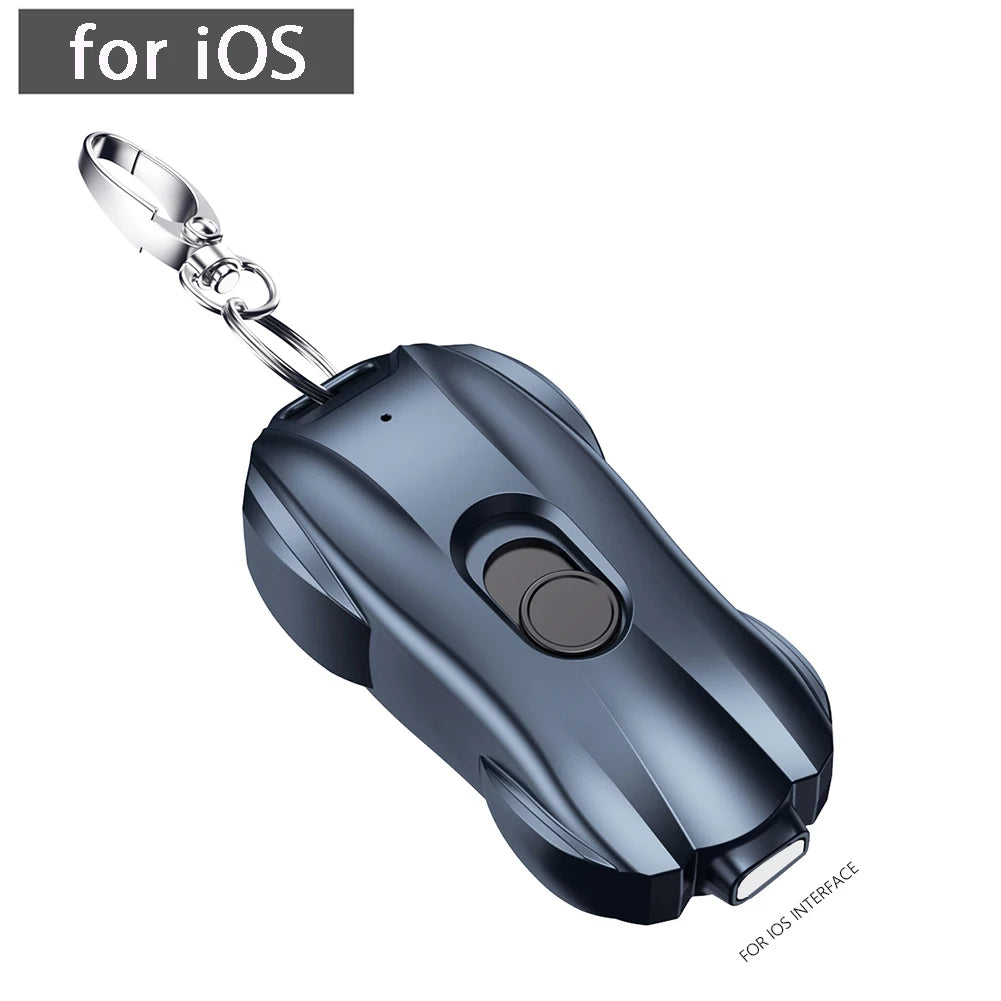 KEYCHAIN PORTABLE EMERGENCY PHONE CHARGER POWER BANK