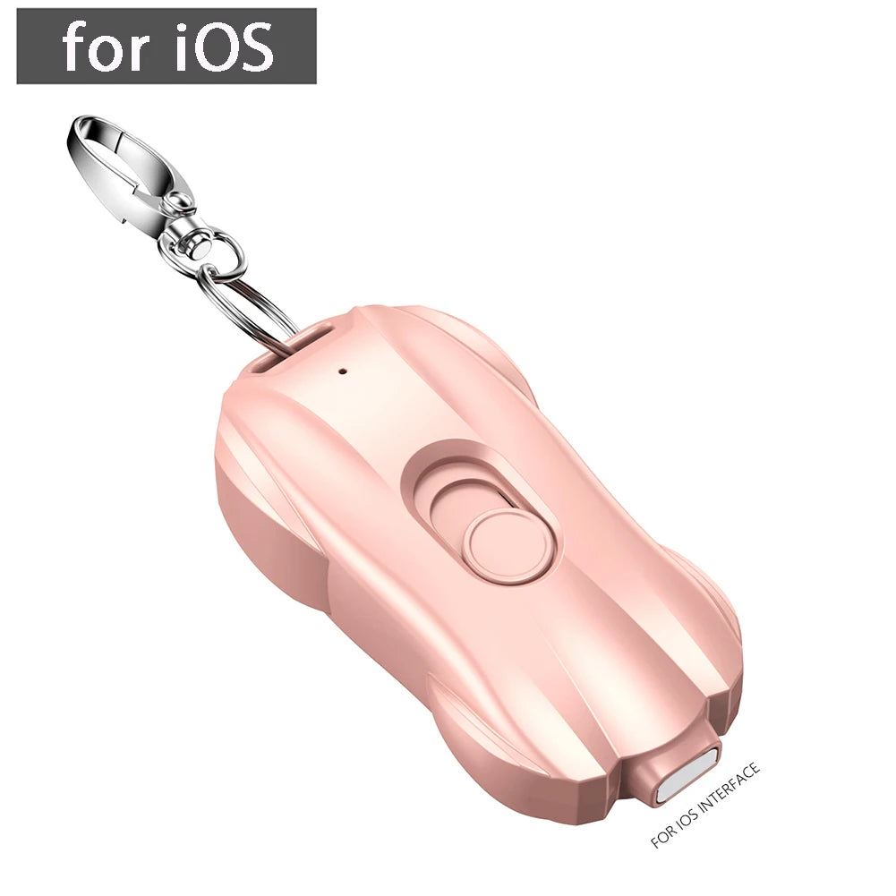 KEYCHAIN PORTABLE EMERGENCY PHONE CHARGER POWER BANK