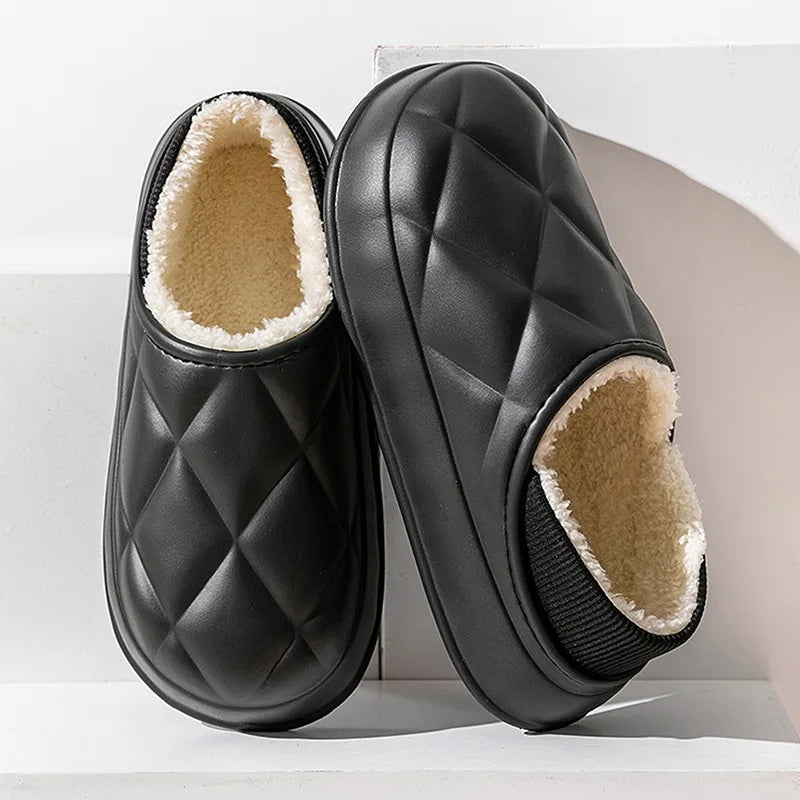 THICK SOLES WOMEN WINTER HOME COTTON SLIPPERS