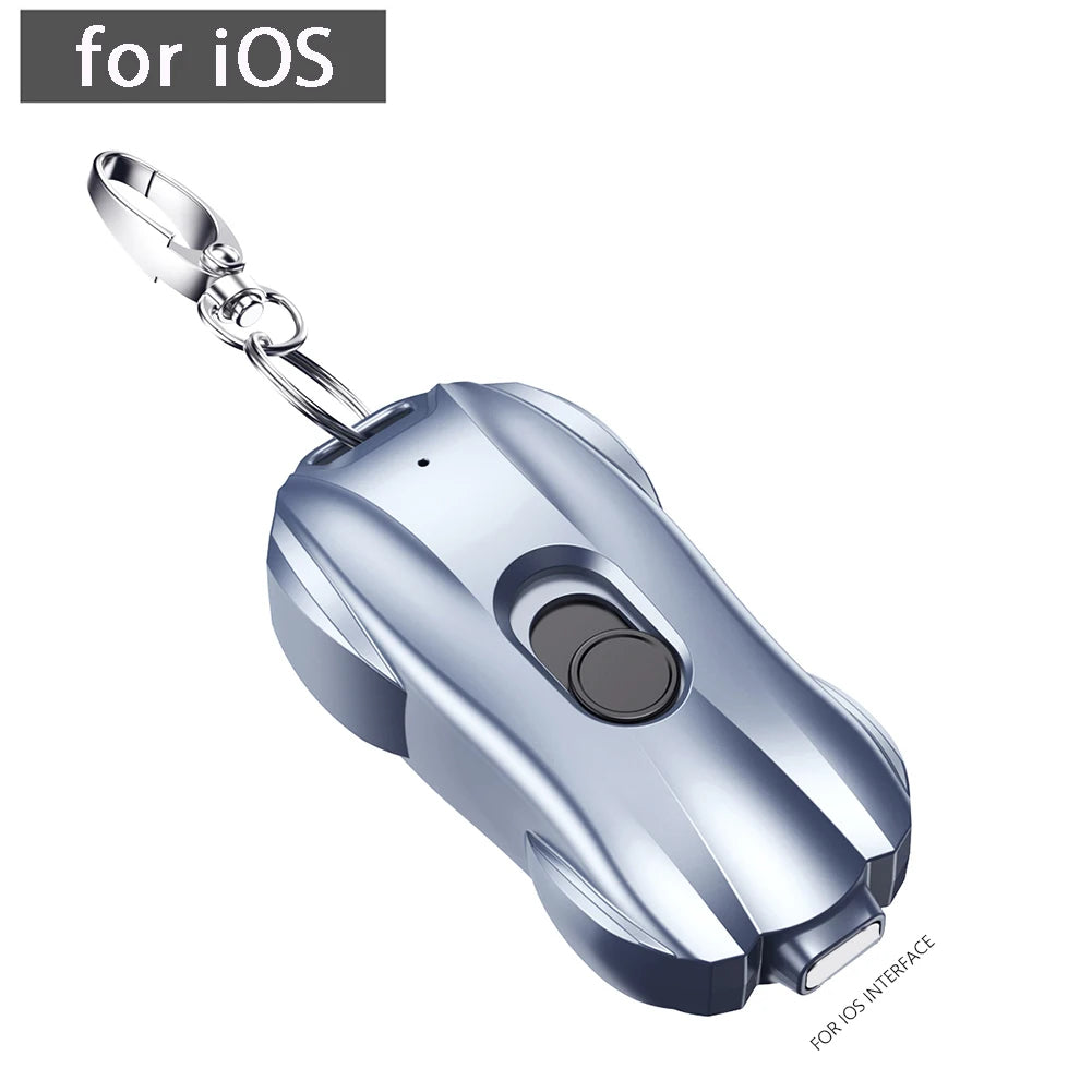KEYCHAIN PORTABLE EMERGENCY PHONE CHARGER POWER BANK