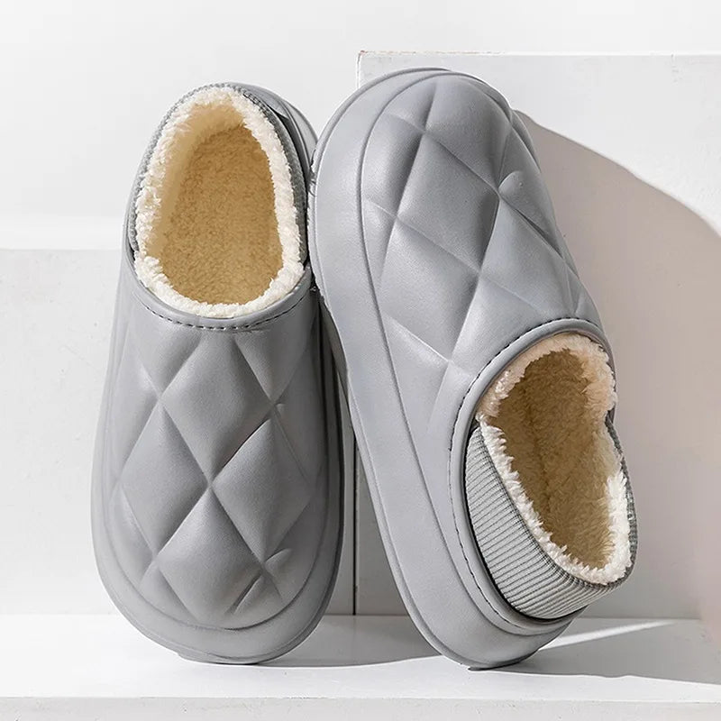 THICK SOLES WOMEN WINTER HOME COTTON SLIPPERS