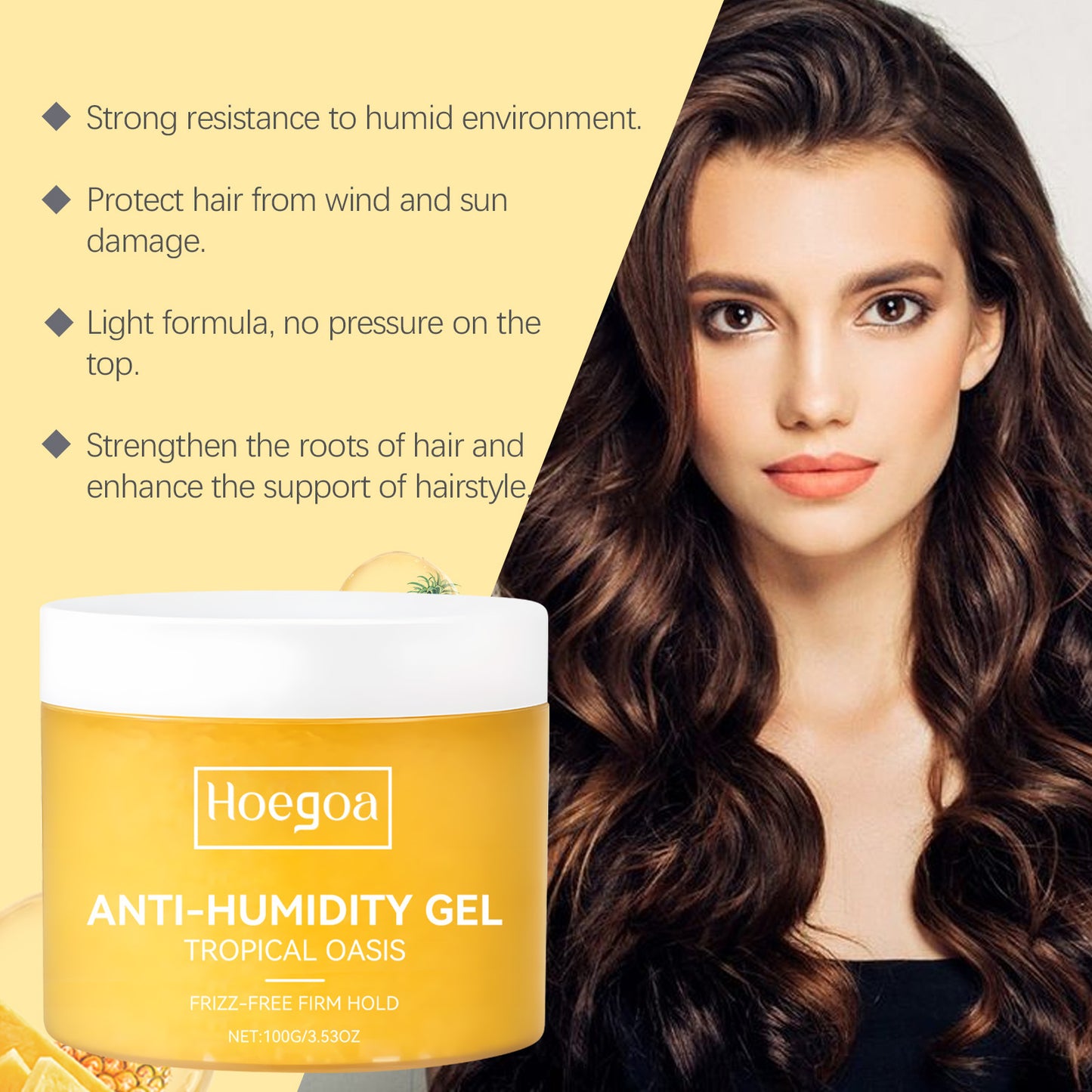 Hair Styling Spray for Natural Curls and Shine