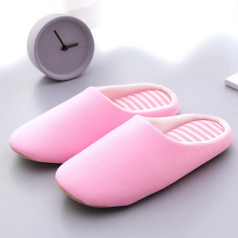 THICK SOLES WOMEN WINTER HOME COTTON SLIPPERS