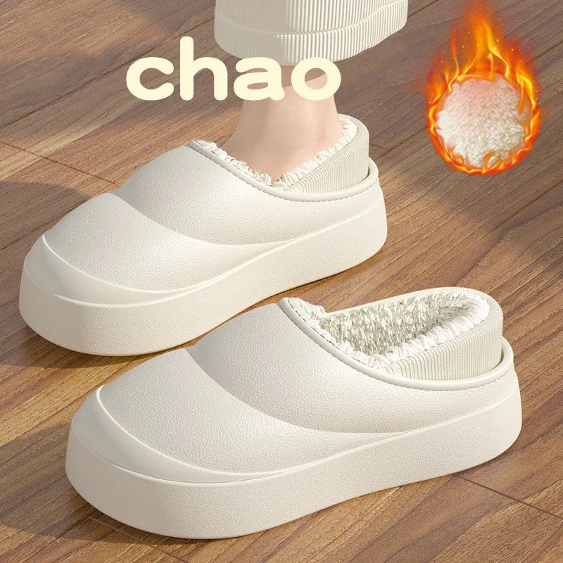 THICK SOLES WOMEN WINTER HOME COTTON SLIPPERS