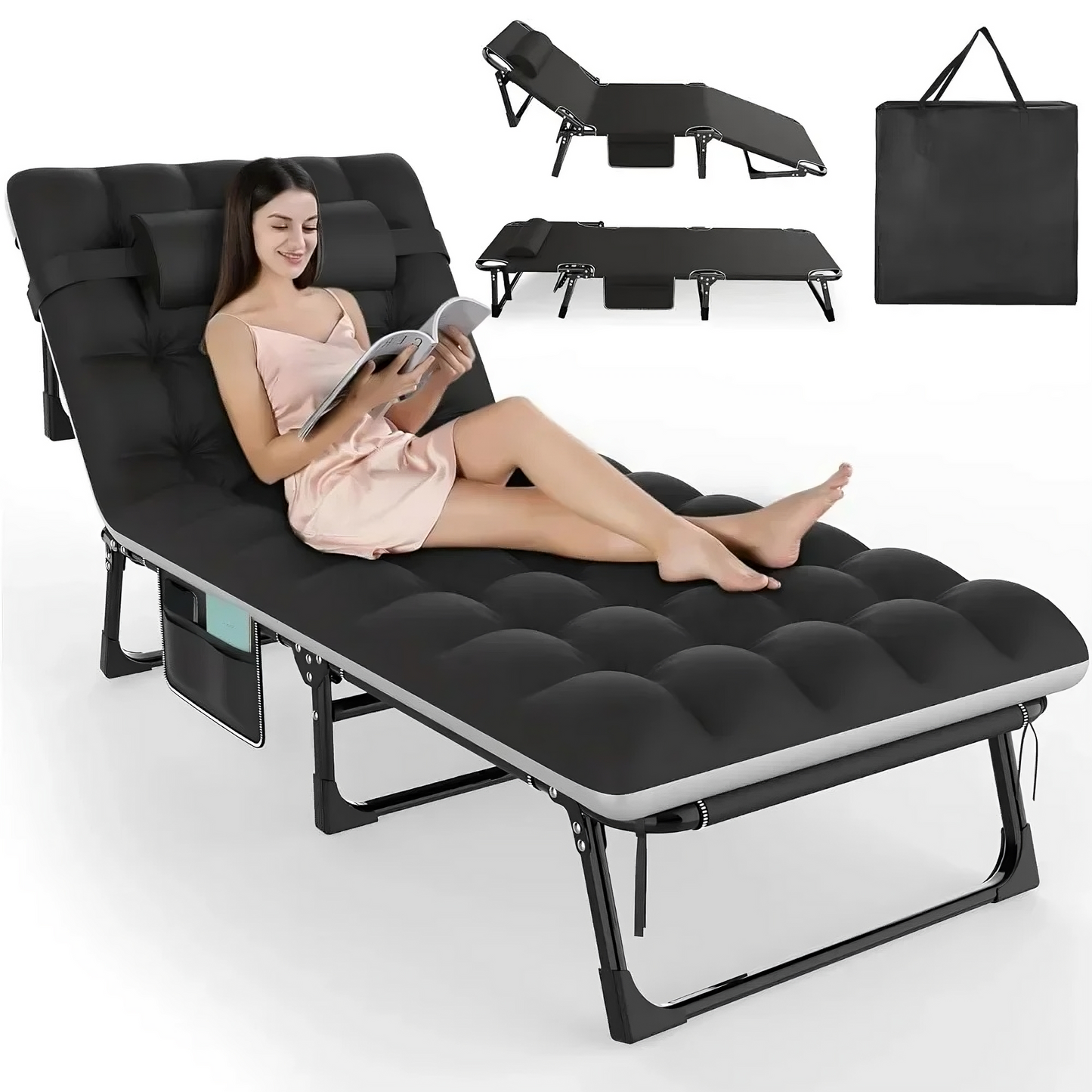 3 IN 1 FOLDING CAMPING BED