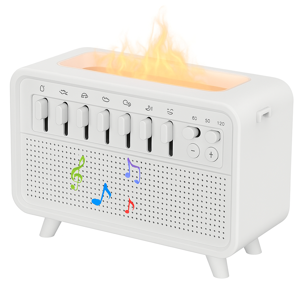 3-IN-1 BLUETOOTH HUMIDIFIER WITH NIGHT LIGHT & WHITE NOISE