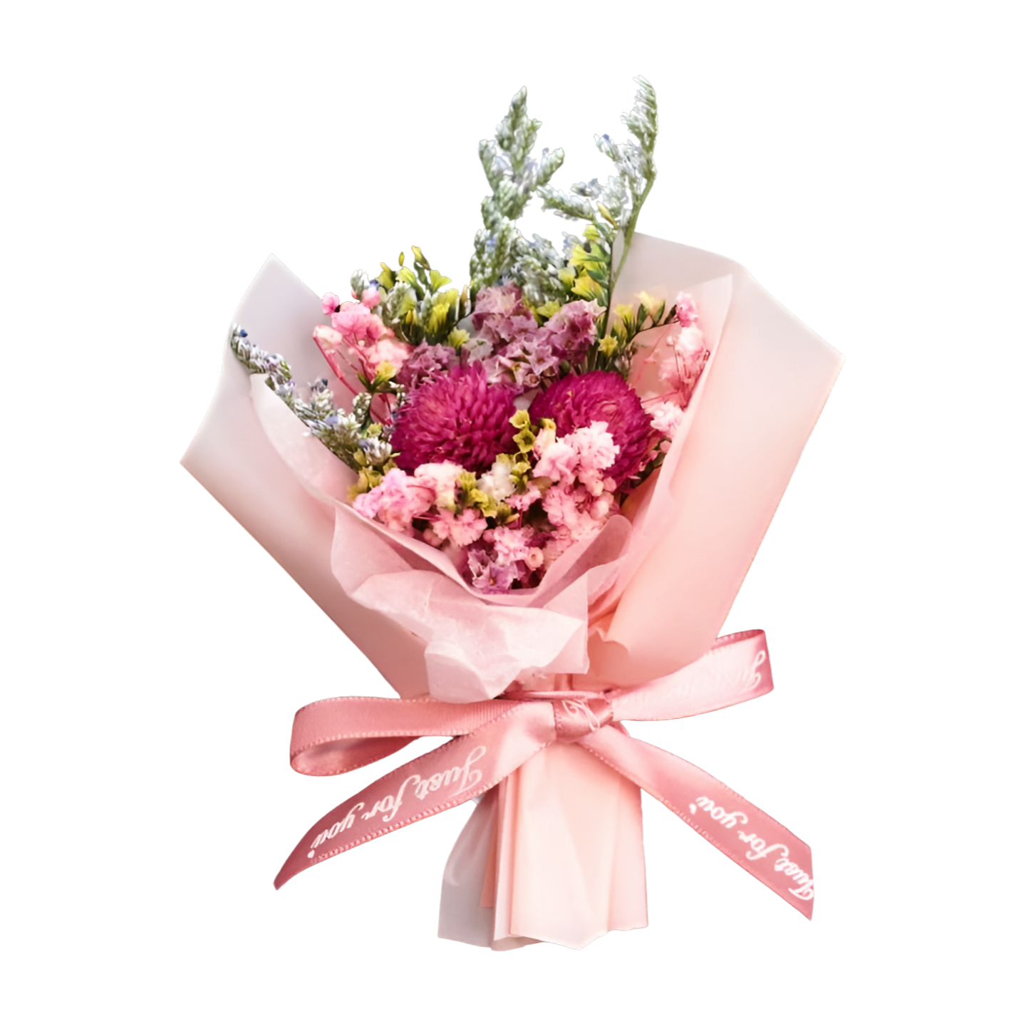 DRIED FLOWERS BOUQUET FOR CAR VENT