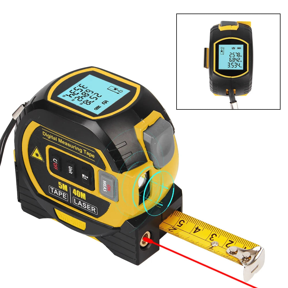3 IN 1 LASER MEASURING TAPE