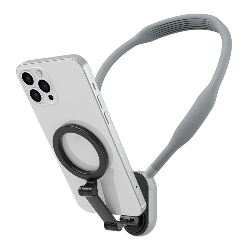 MAGNETIC NECK HANGING MOUNT PHONE HOLDER