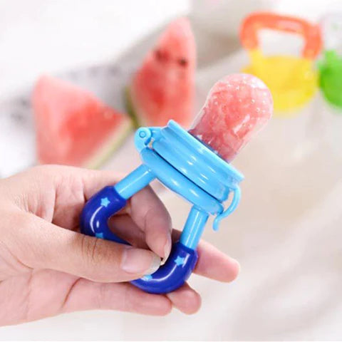 3x SILICONE BABY FRUIT FEEDER