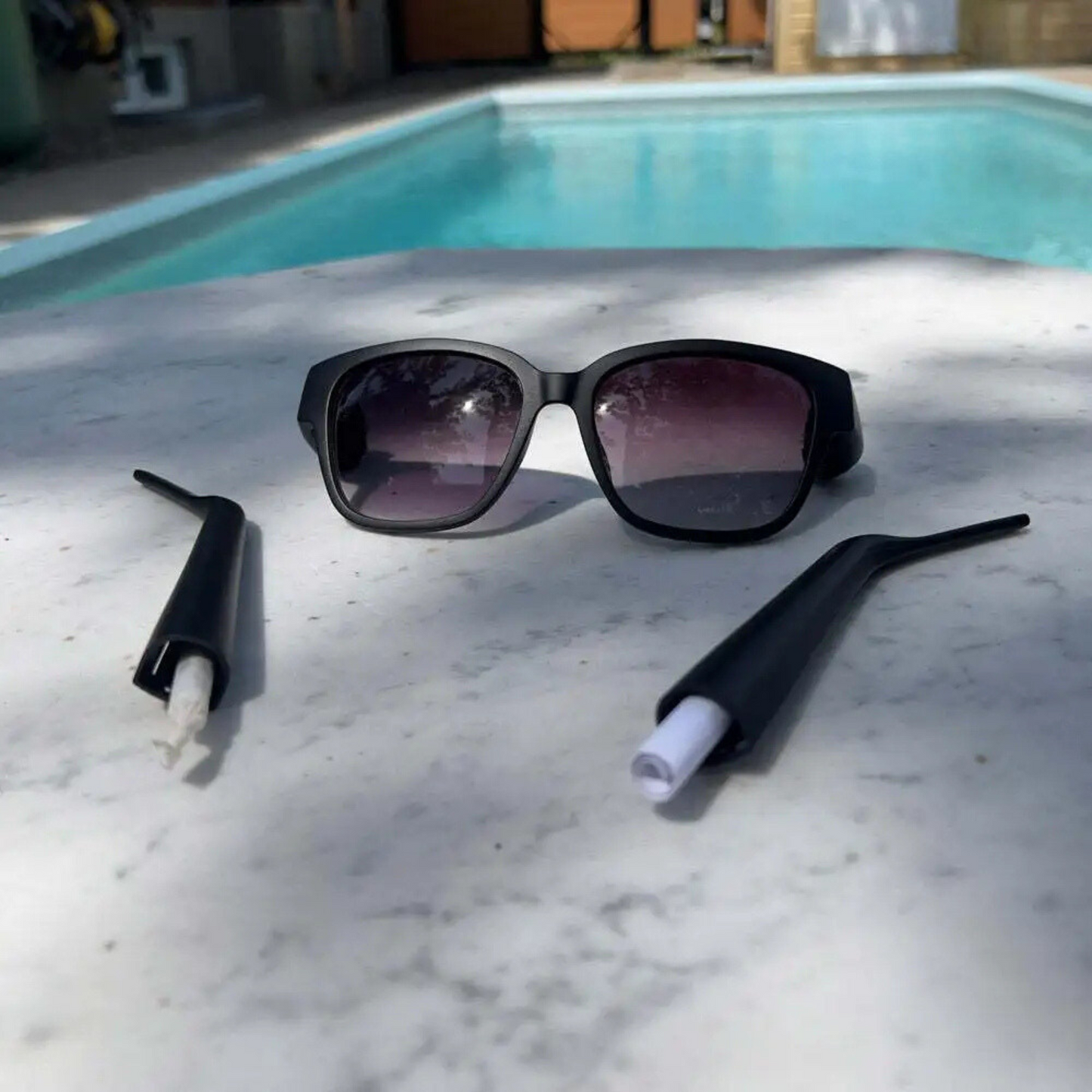HIDDEN STORAGE SUNGLASSES
