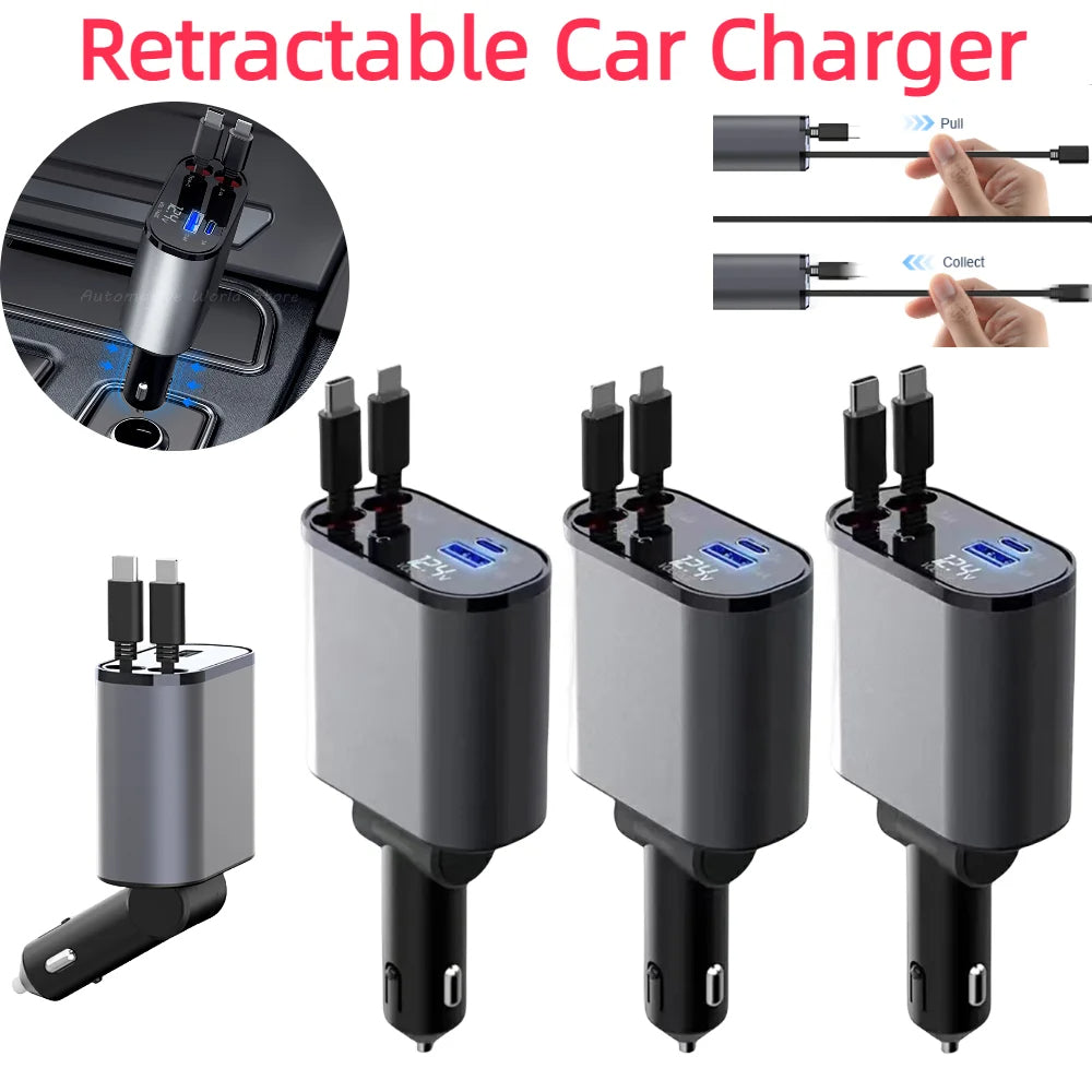 RETRACTABLE CAR CHARGER
