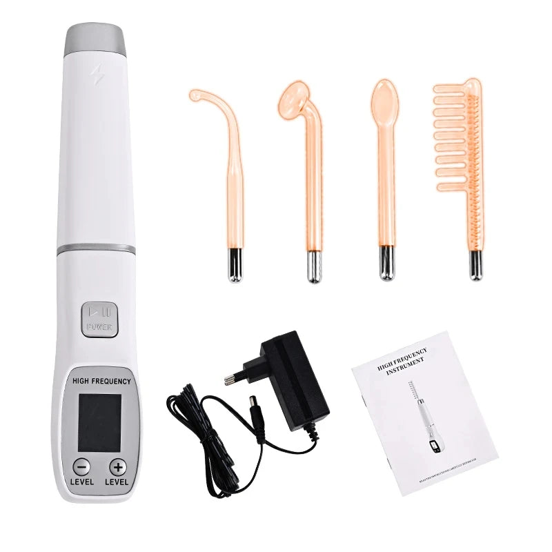 4-in-1 HIGH FREQUENCY ELECTROTHERAPY WAND