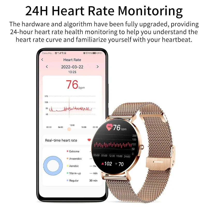 LIGE AMOLED SMART WATCH