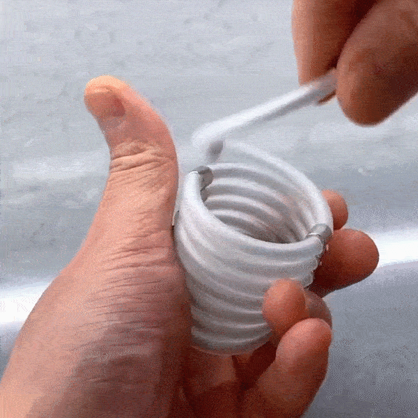MAGNETIC PHONE CHARGING CABLE SELF WINDING