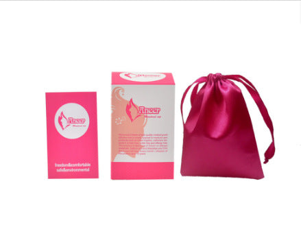 Silicone Menstrual Cup with Pull Ring