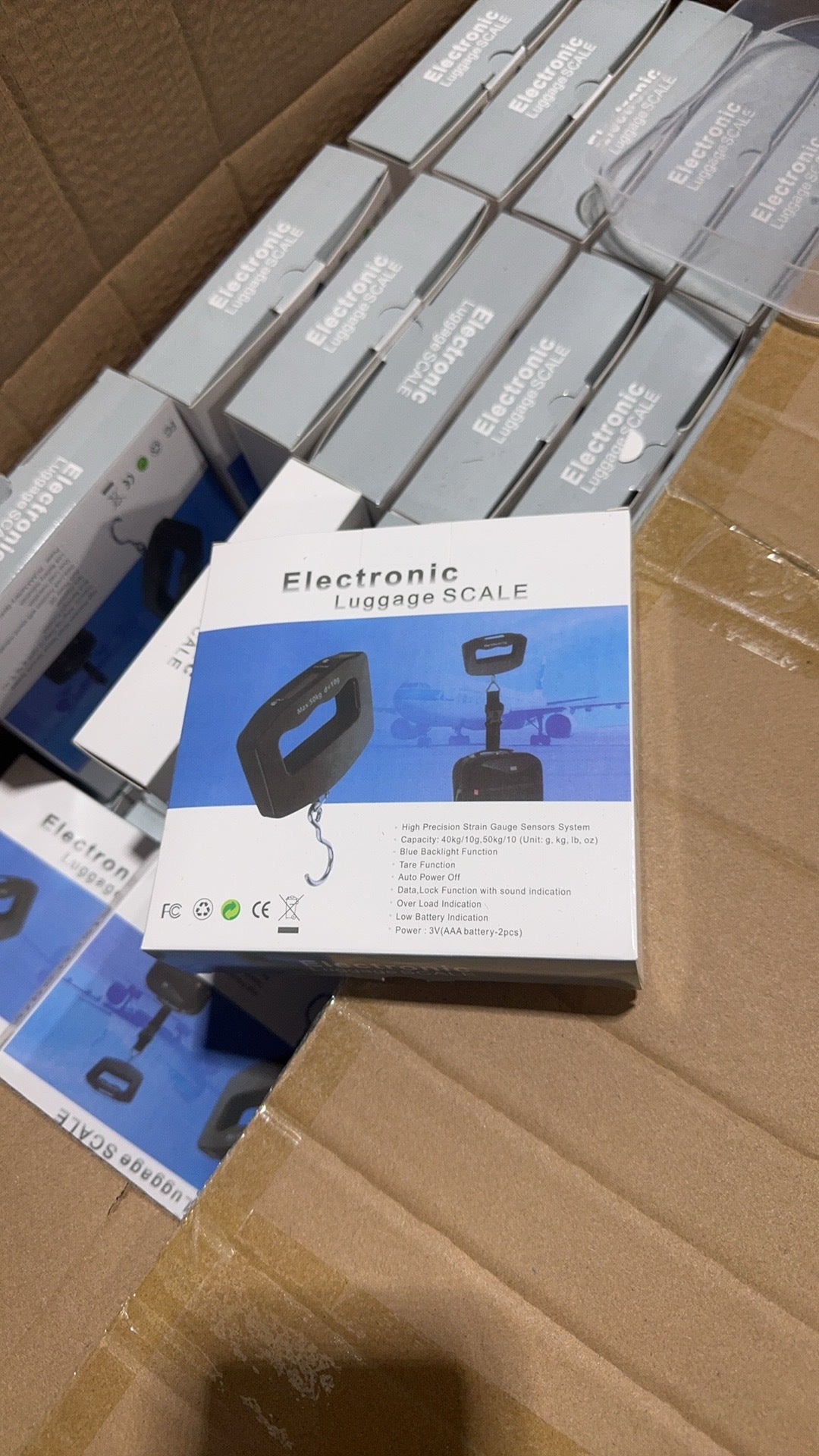 Portable Hook Scale 50kg for Travel and Household Use