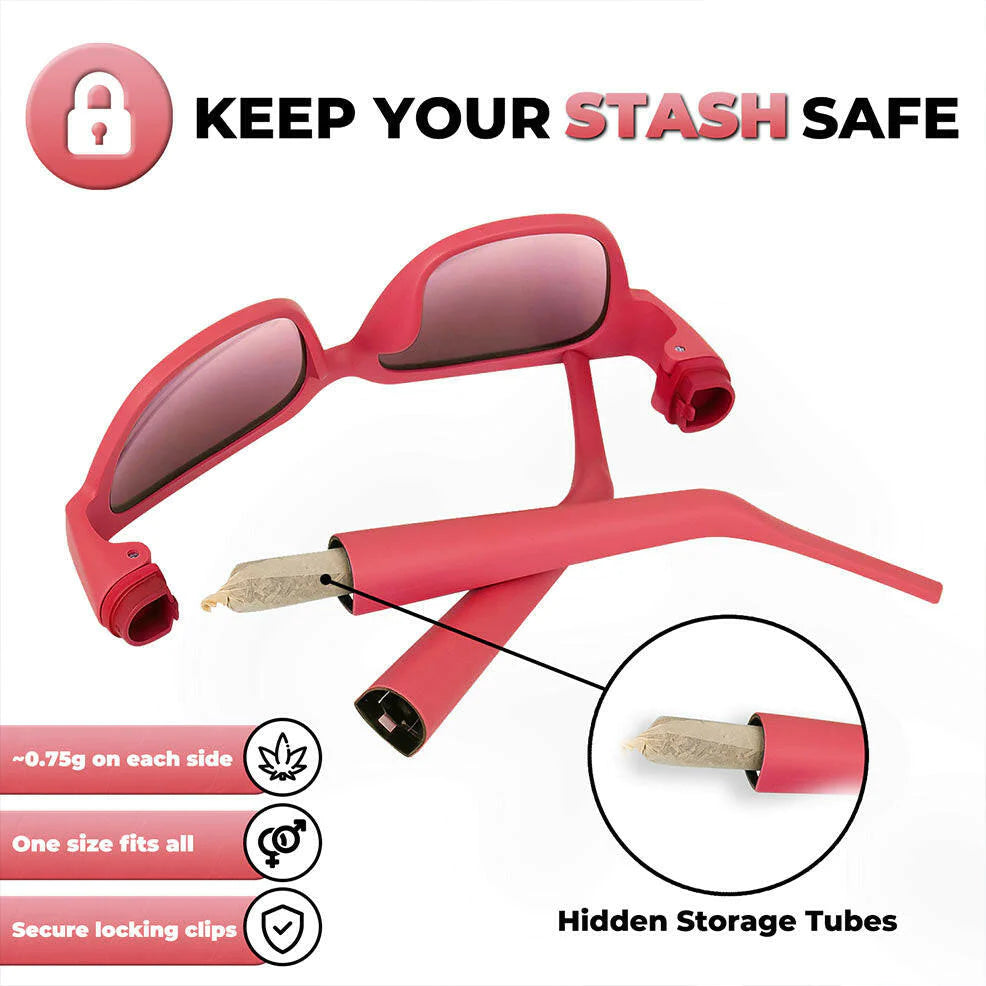 HIDDEN STORAGE SUNGLASSES