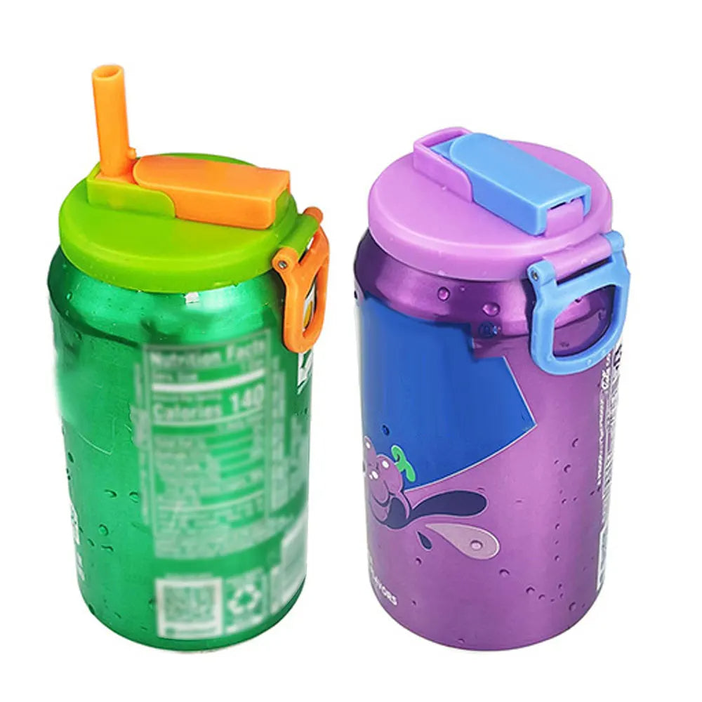 SODA LID COVER WITH STRAW