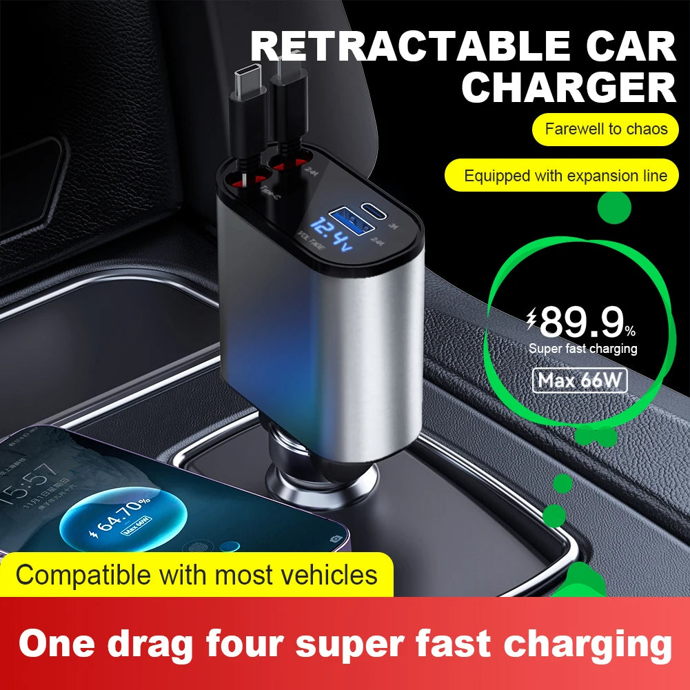RETRACTABLE CAR CHARGER