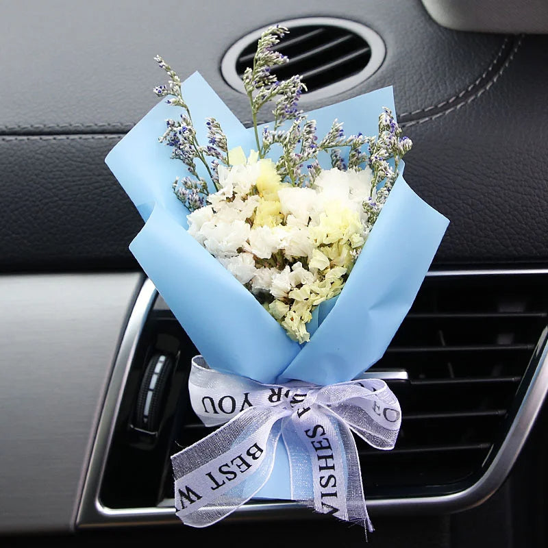 DRIED FLOWERS BOUQUET FOR CAR VENT