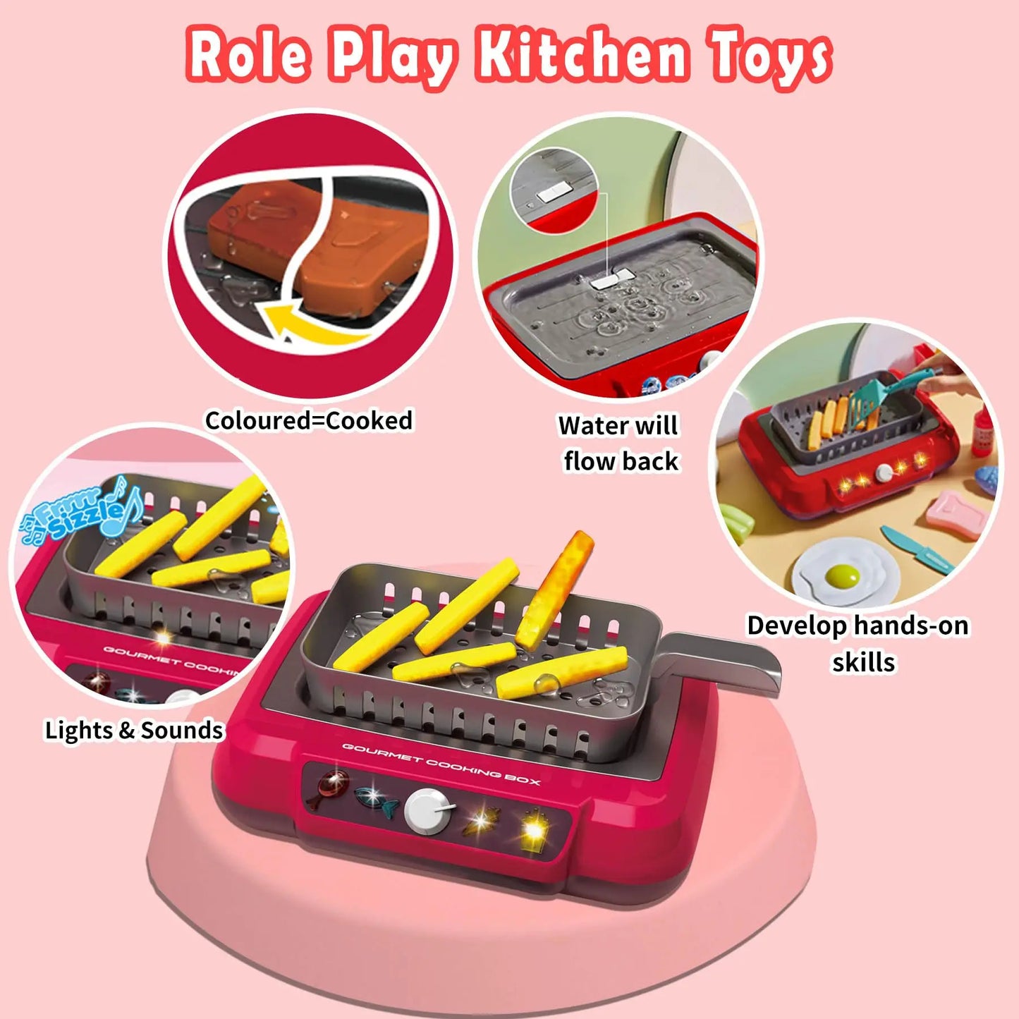 KITCHEN COOKING TOY SET