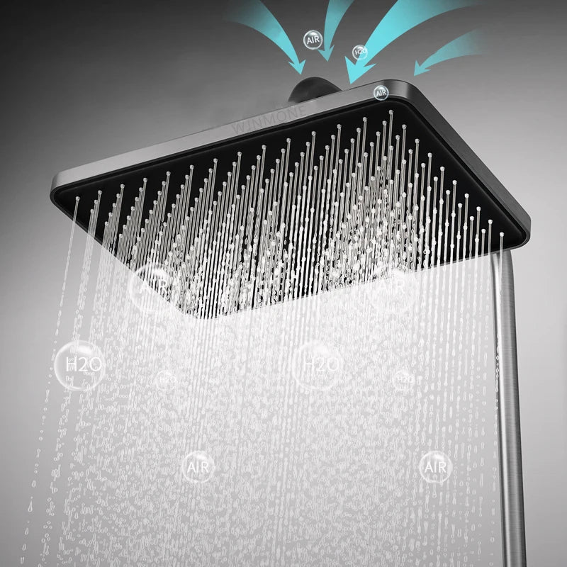 LUXURY SHOWER THERMOSTAT SYSTEM SET