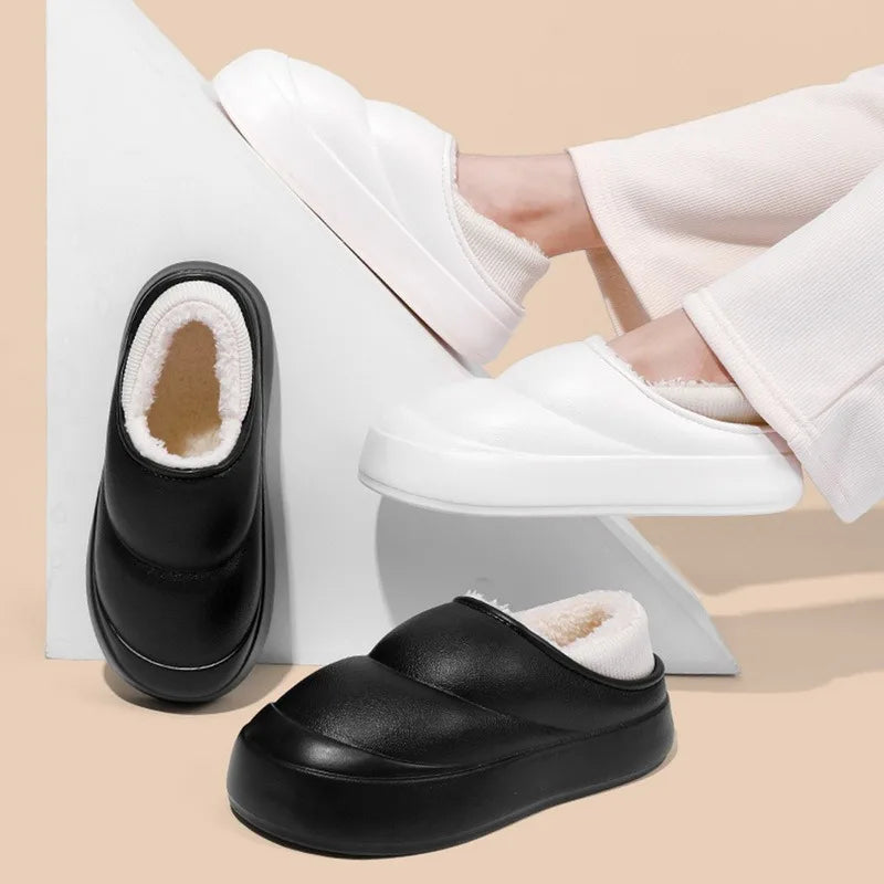 THICK SOLES WOMEN WINTER HOME COTTON SLIPPERS