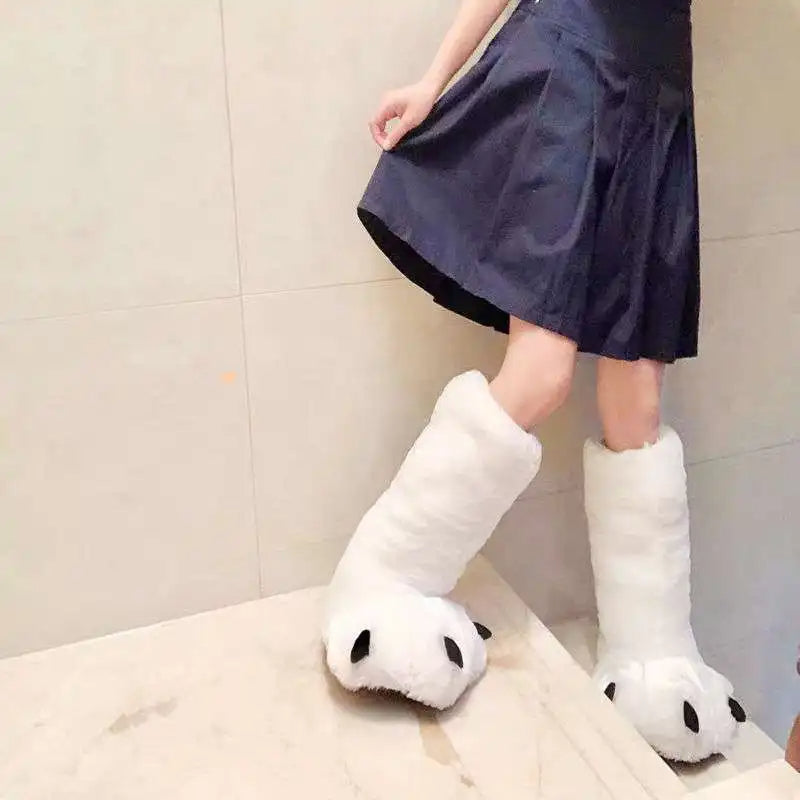 CUTE BEAR CLAW WINTER BOOTS