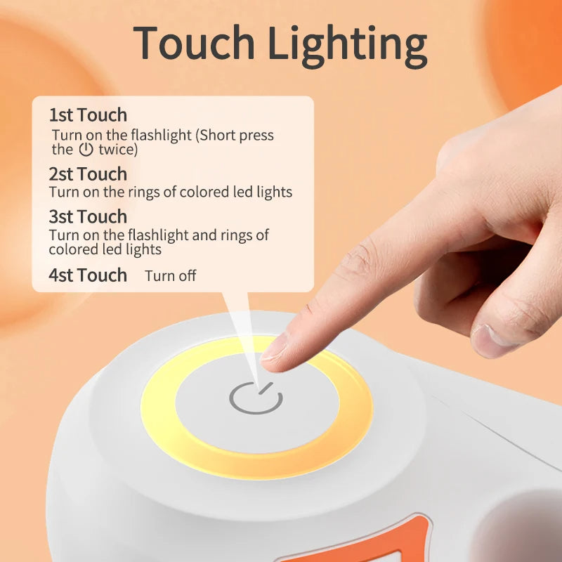 AUTOMATIC RETRACTABLE LUMINOUS DOG WALKING ROPE