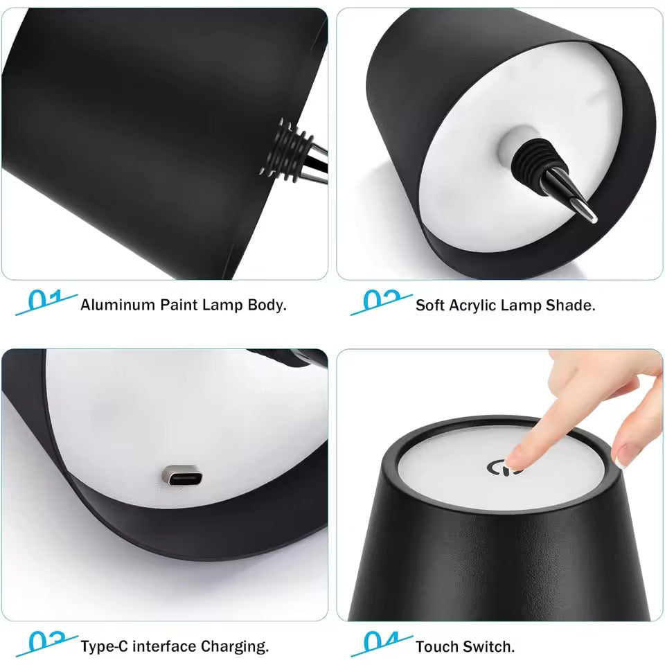 LED BOTTLE TABLE LAMP