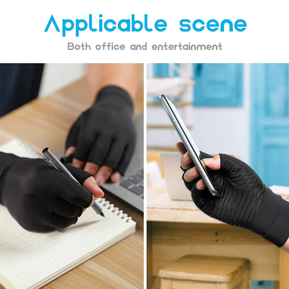 COPPER ARTHRITIS COMPRESSION GLOVES