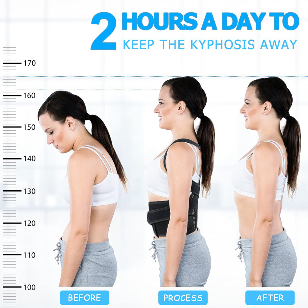BACK POSTURE CORRECTOR FOR MEN & WOMEN WITH LUMBAR SUPPORT