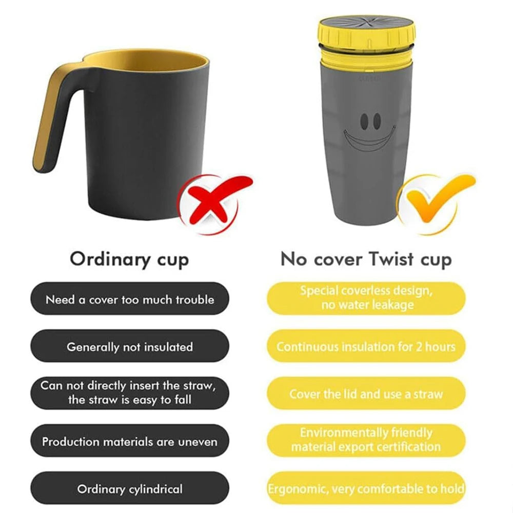 COFFEE STRAW TWISTABLE CUP