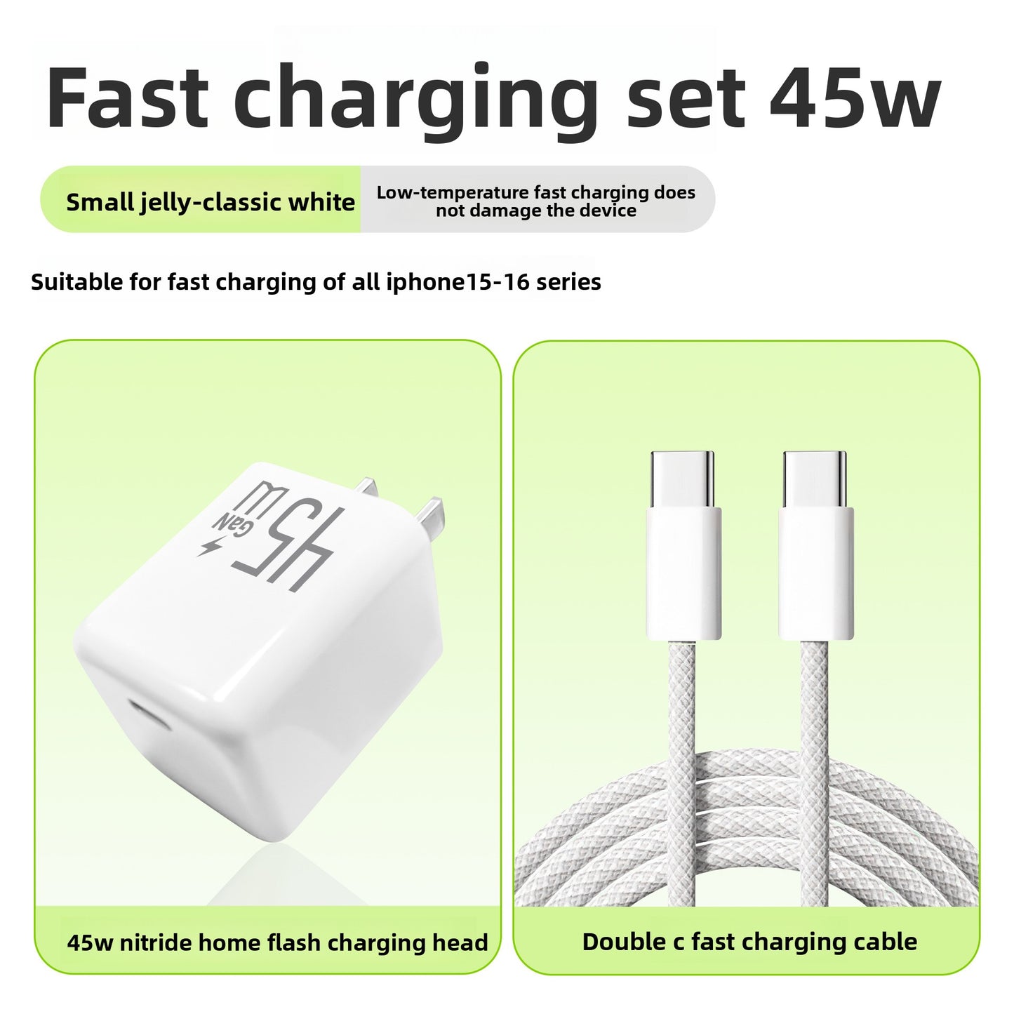 45W Gallium Nitride Charger Head