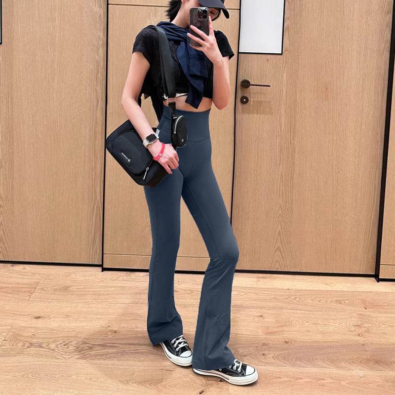 Flared pants, yoga pants