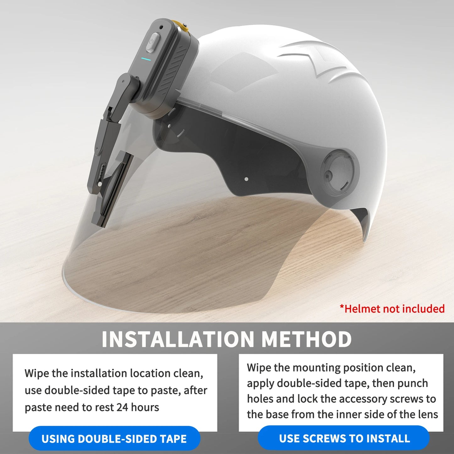 MOTORCYCLE HELMET WIPER