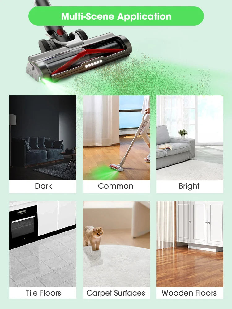 VACUUM CLEANER GREEN LIGHT LASER ATTACHMENT