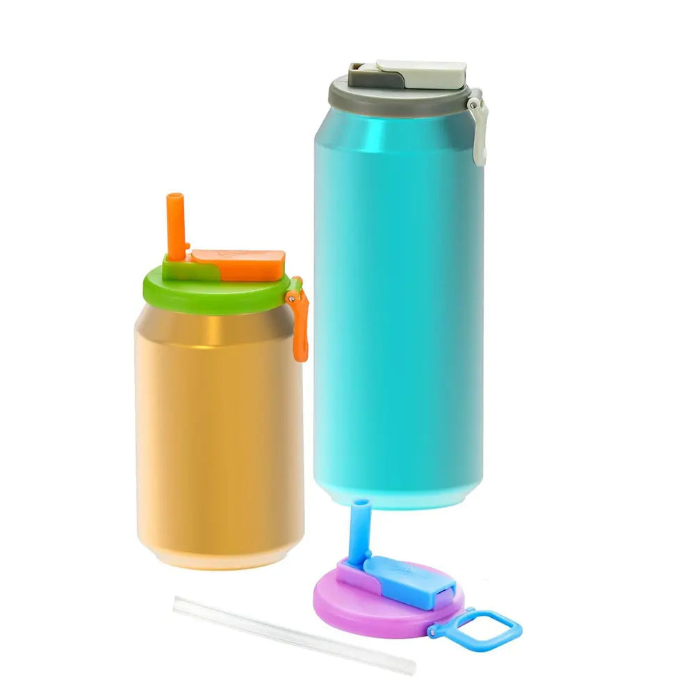 SODA LID COVER WITH STRAW