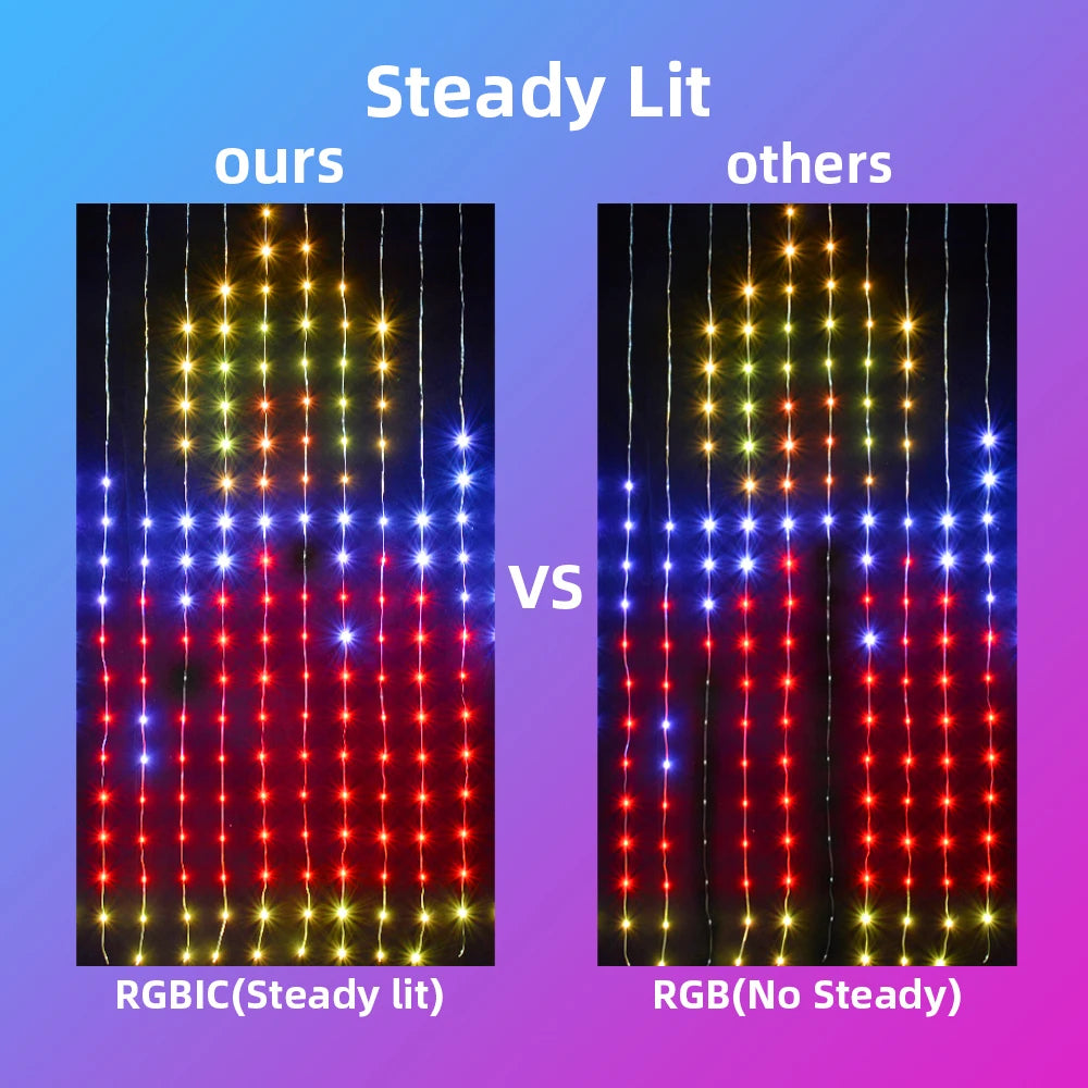 400 LED CURTAIN LIGHTS