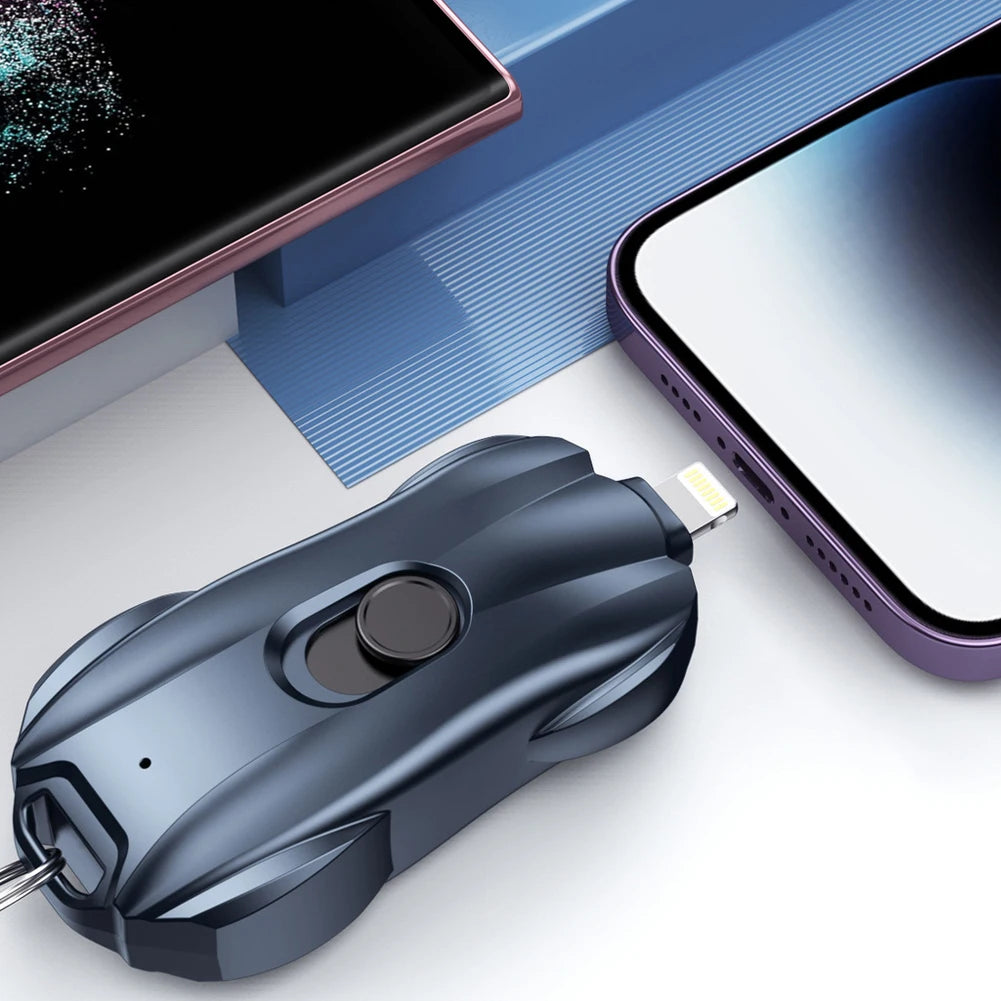 KEYCHAIN PORTABLE EMERGENCY PHONE CHARGER POWER BANK