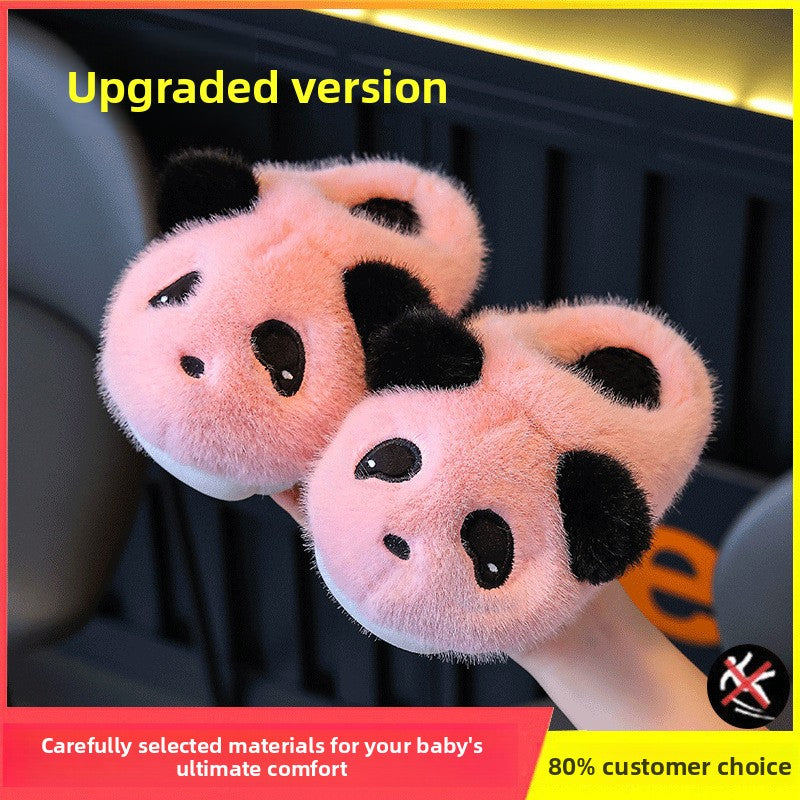 Panda Children's Cotton Slippers